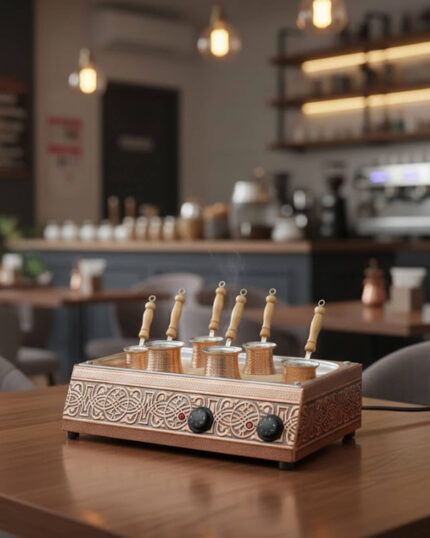 İki Gözlü Kumda Kahve Makinesi