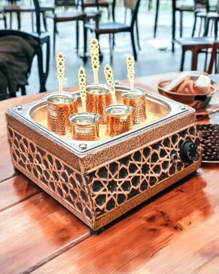 Osmanlı Desenli Kumda Kahve Makinesi